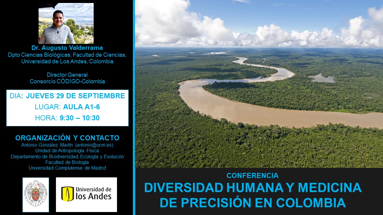 Conferencia "Diversidad Humana y Medicina de Precisión en Colombia"